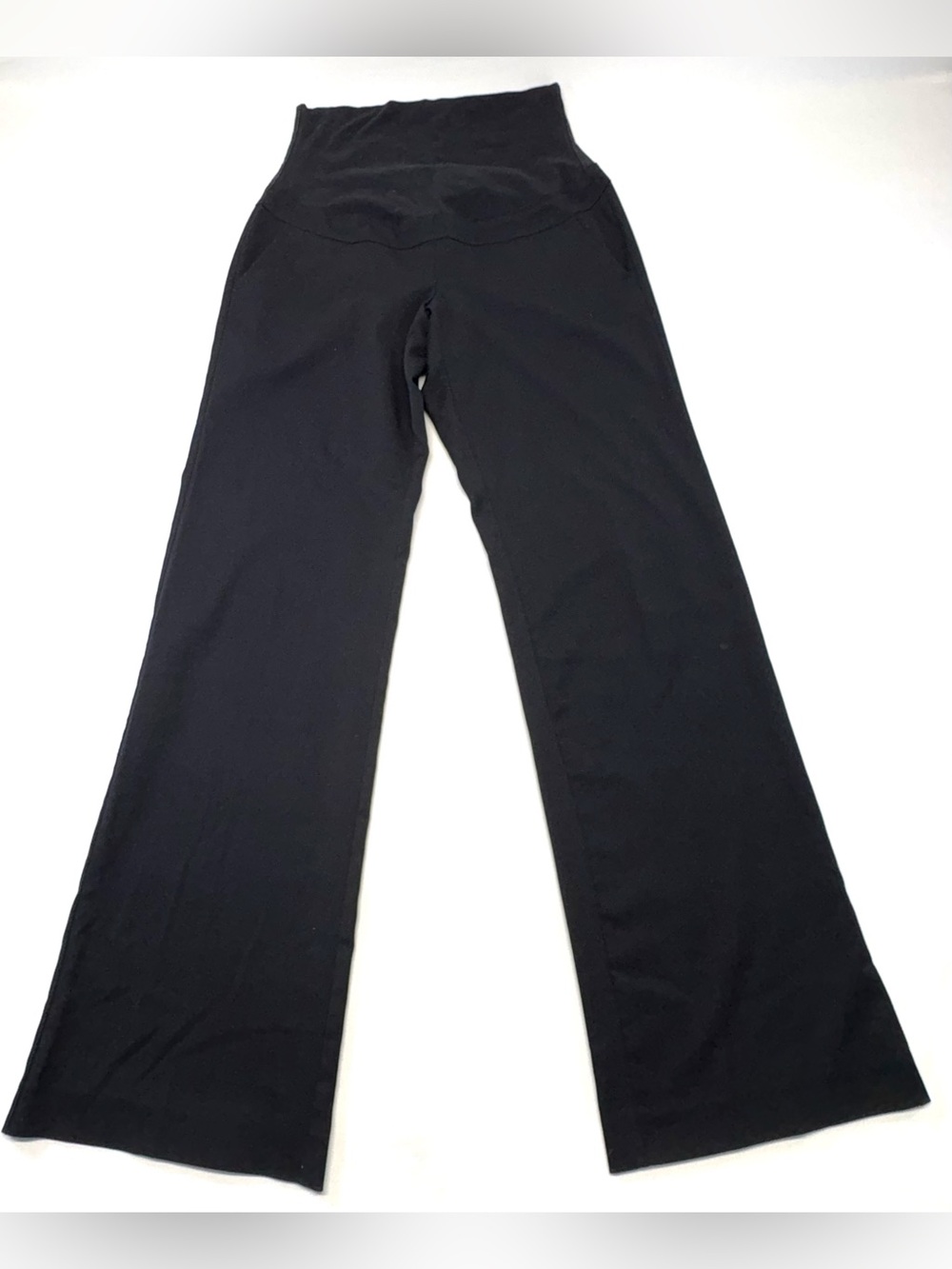 Thyme Maternity Black Wide Leg Career Dress Pants - Size M
